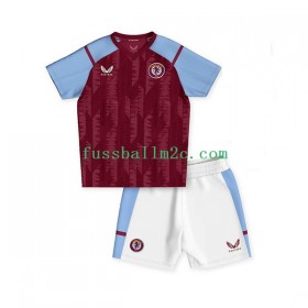 Fußballtrikots Aston Villa Kinder Heim Trikotsatz 2023-2024